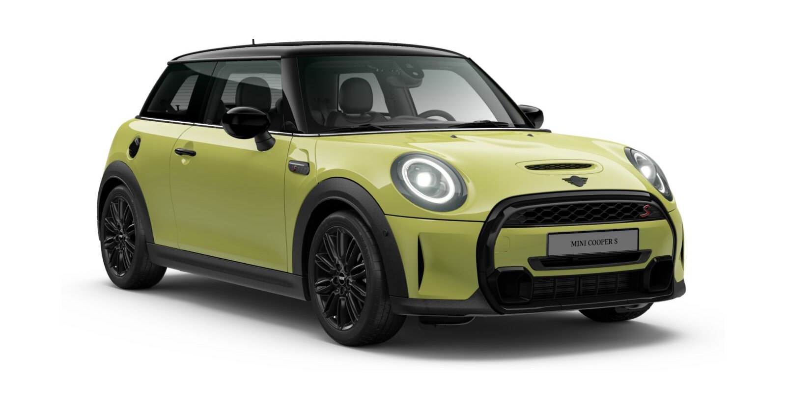 MINI MINI 3-Türer in Gelb von vorne