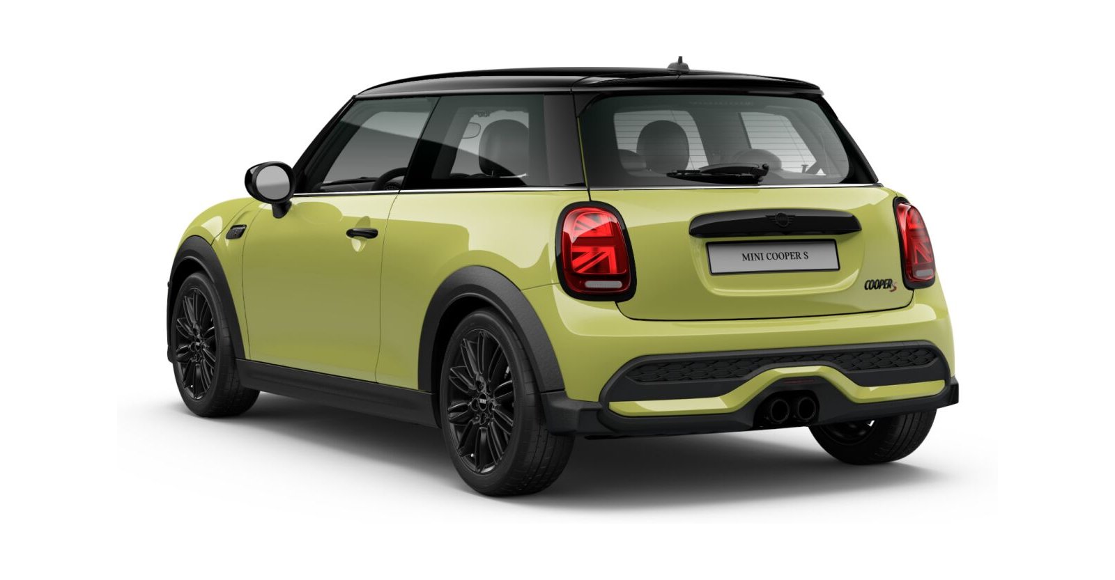 MINI MINI 3-Türer in Gelb von hinten