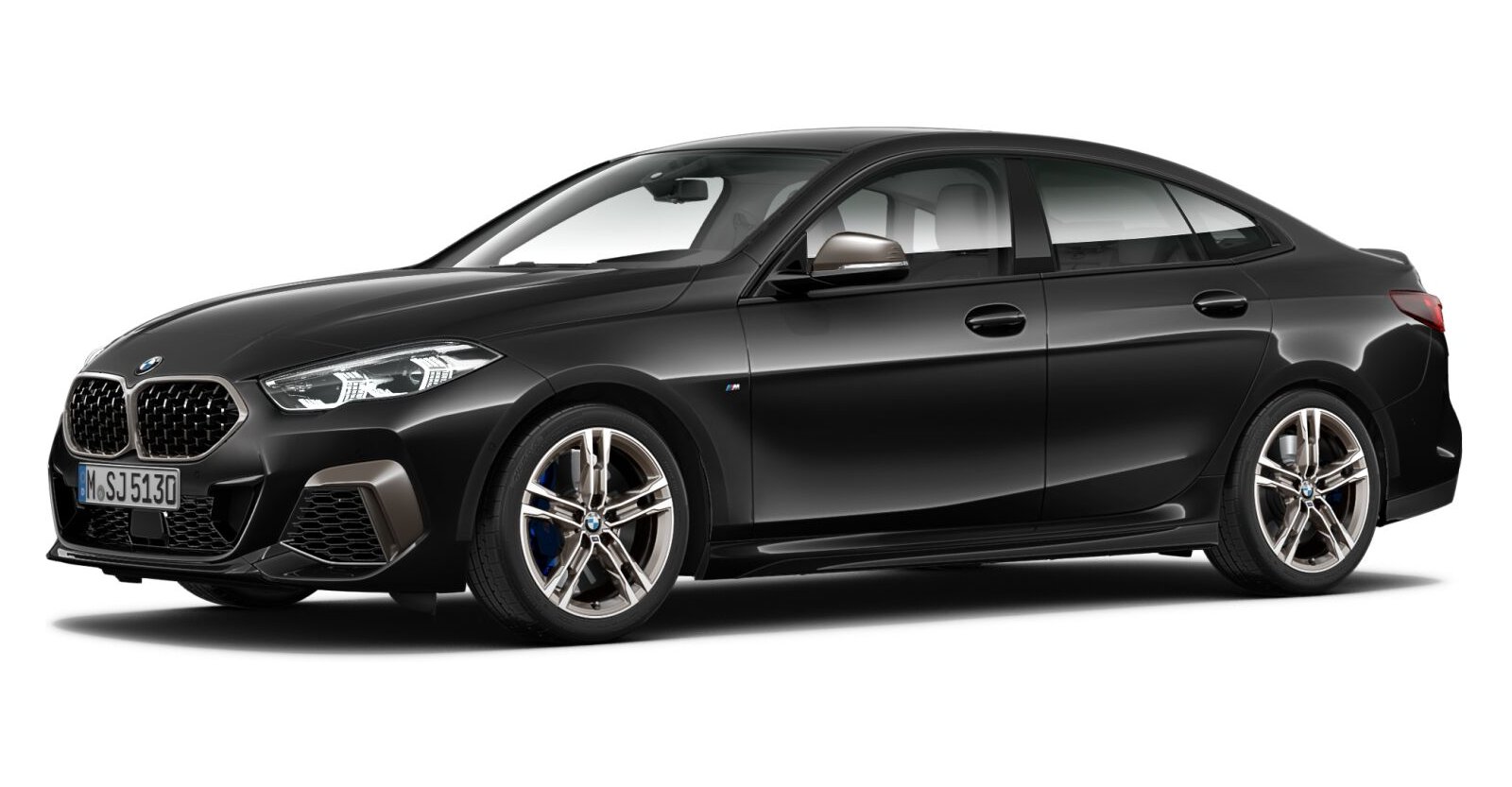 BMW BMW 2er in Schwarz von vorne BMW BMW 2er in Schwarz von vorne