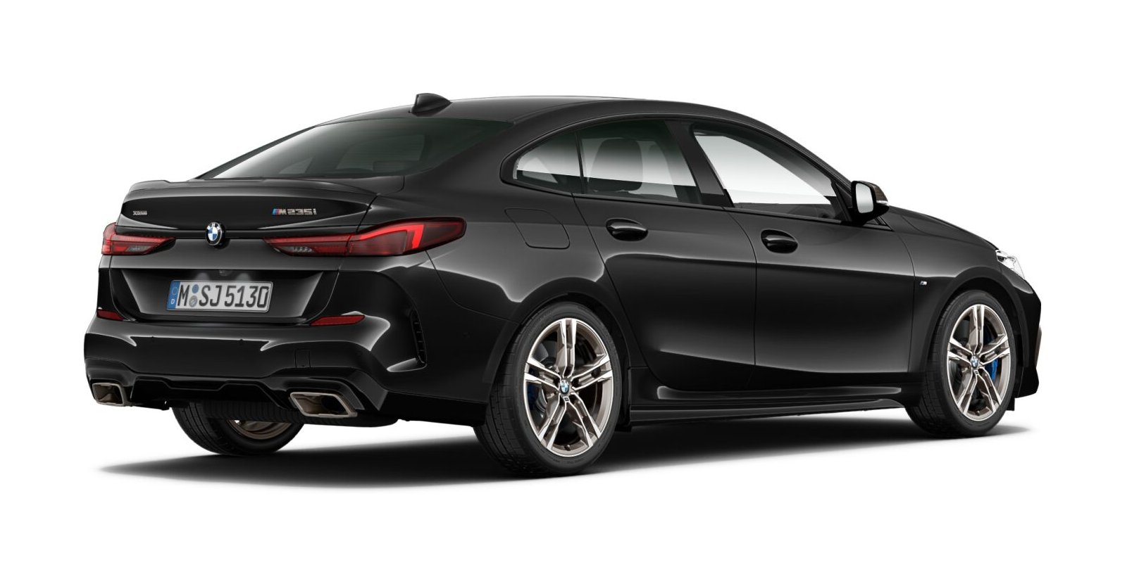 BMW BMW 2er in Schwarz von hinten BMW BMW 2er in Schwarz von hinten