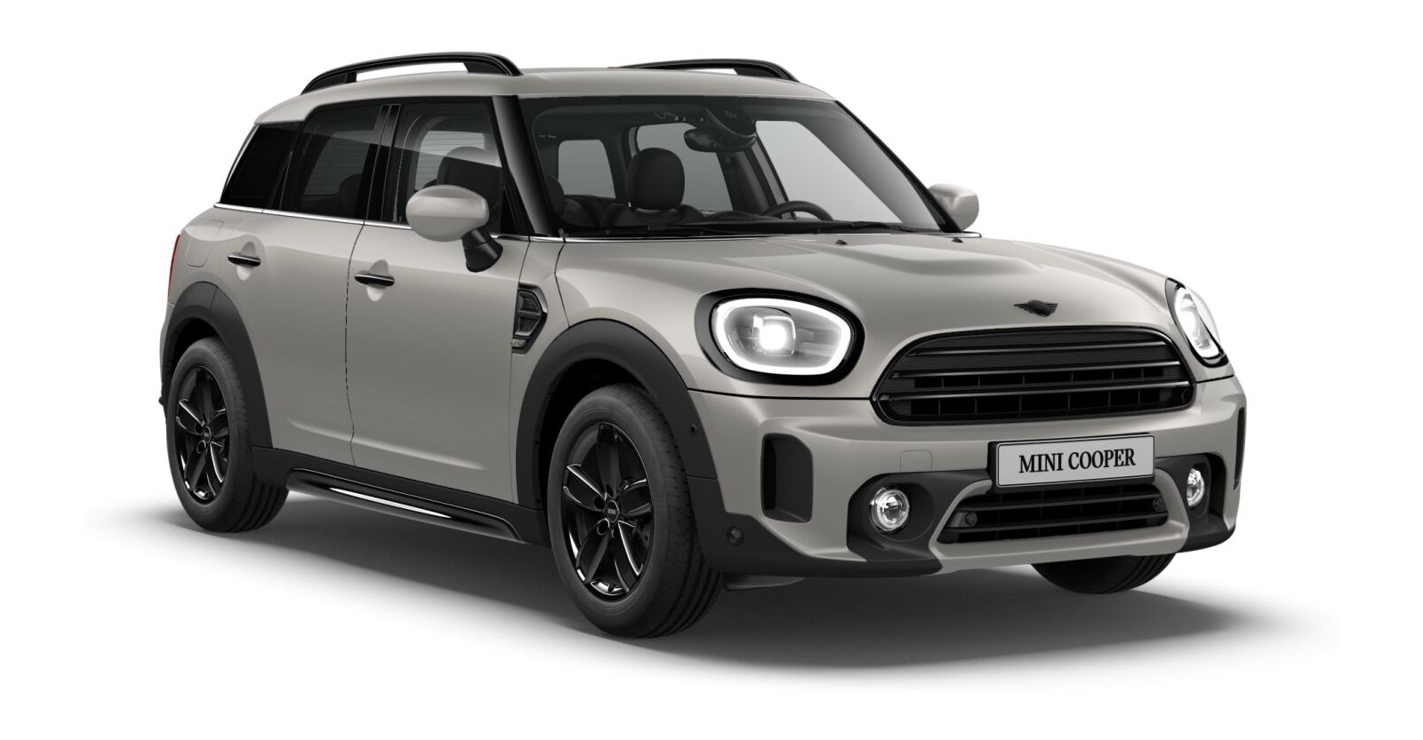 MINI MINI Countryman in Silber von vorne MINI MINI Countryman in Silber von vorne