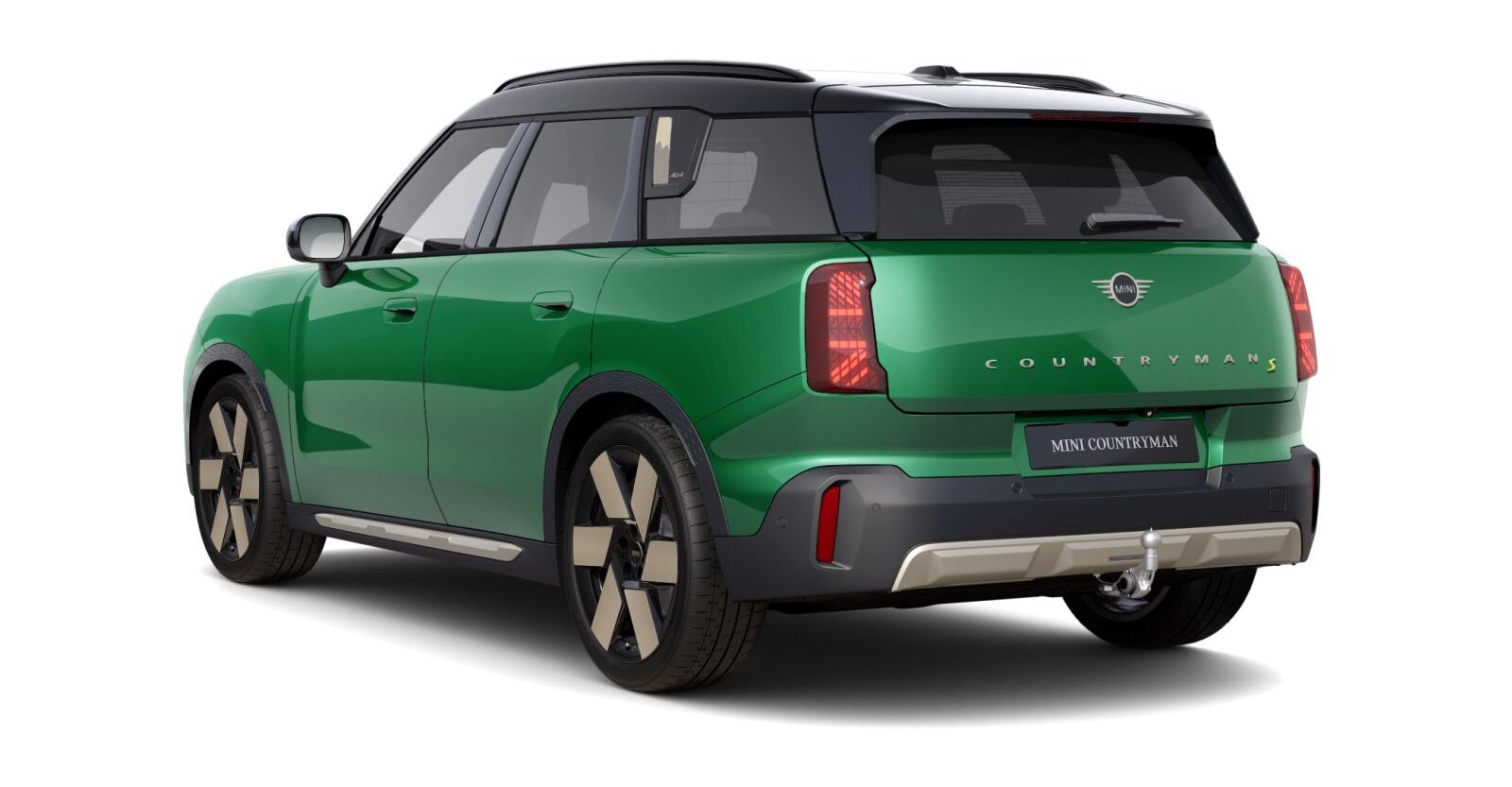 MINI MINI Countryman in Grün von hinten MINI MINI Countryman in Grün von hinten
