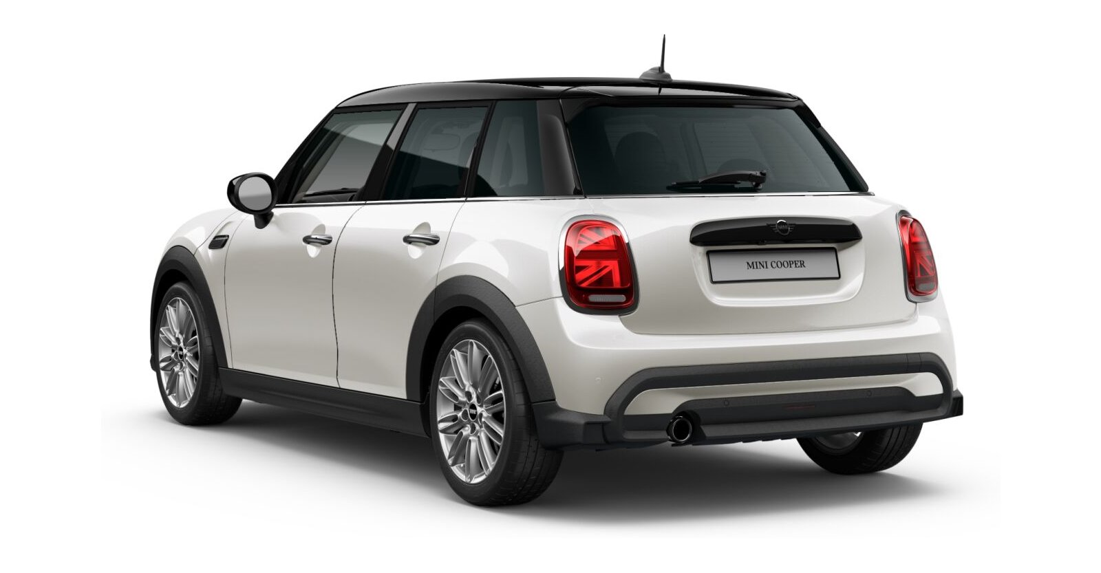 MINI MINI 5-Türer in Weiß von hinten MINI MINI 5-Türer in Weiß von hinten