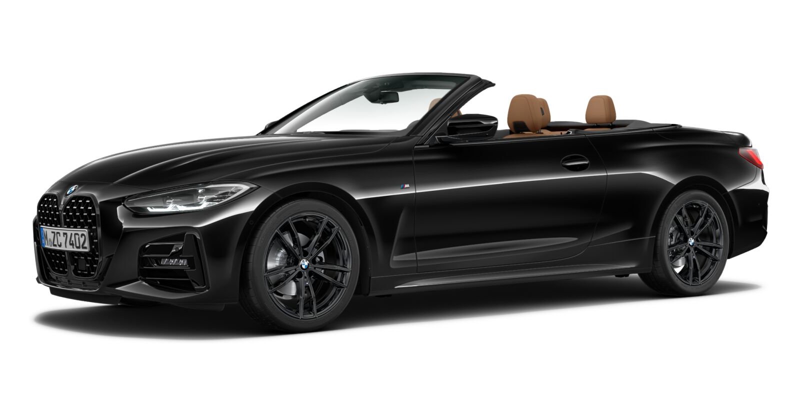 BMW BMW 4er in Schwarz von vorne BMW BMW 4er in Schwarz von vorne