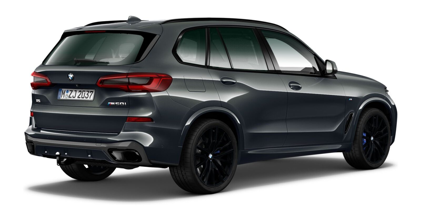 BMW BMW X in Grau von hinten BMW BMW X in Grau von hinten
