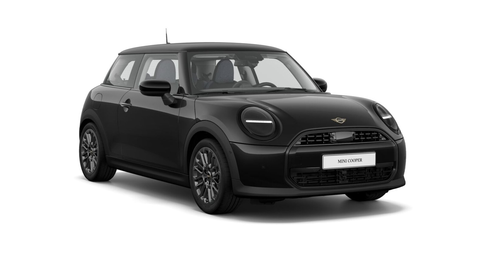 MINI Cooper C in Schwarz von vorne MINI Cooper C in Schwarz von vorne