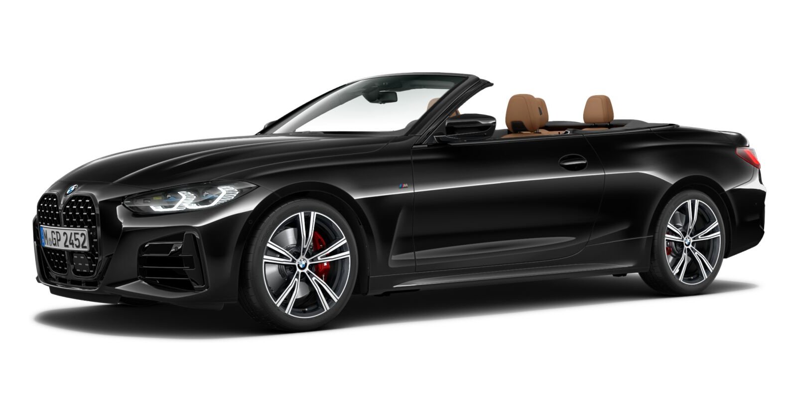 BMW BMW 4er in Schwarz von vorne BMW BMW 4er in Schwarz von vorne