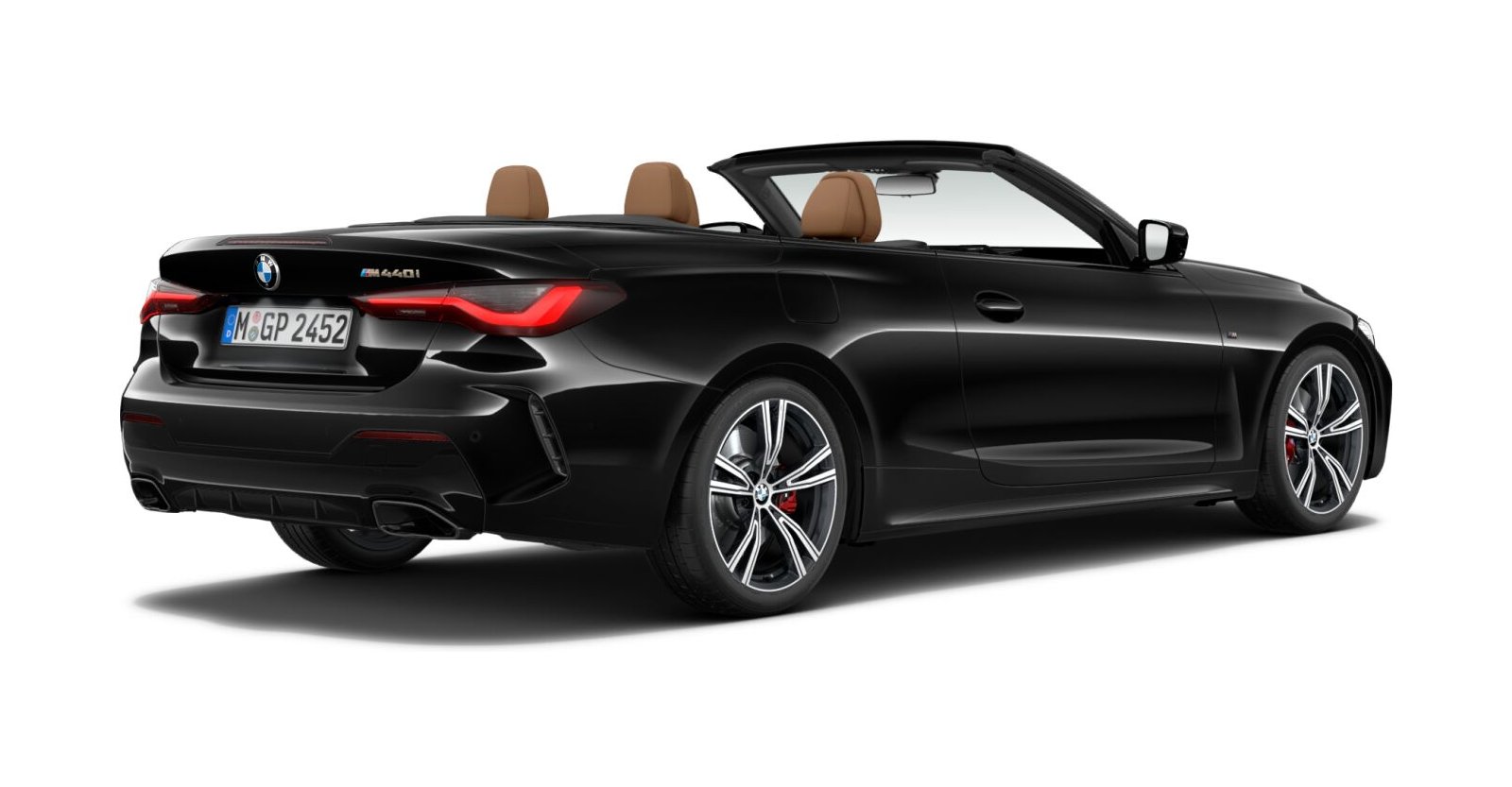 BMW BMW 4er in Schwarz von hinten BMW BMW 4er in Schwarz von hinten