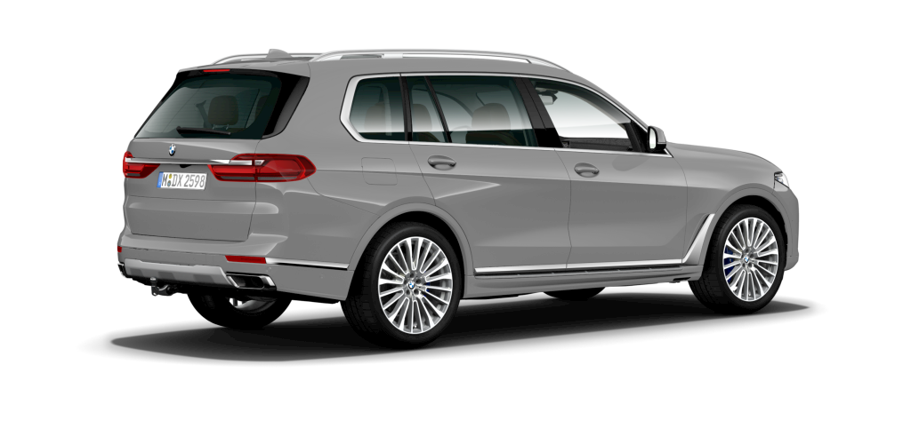 BMW BMW X in Grau von hinten BMW BMW X in Grau von hinten