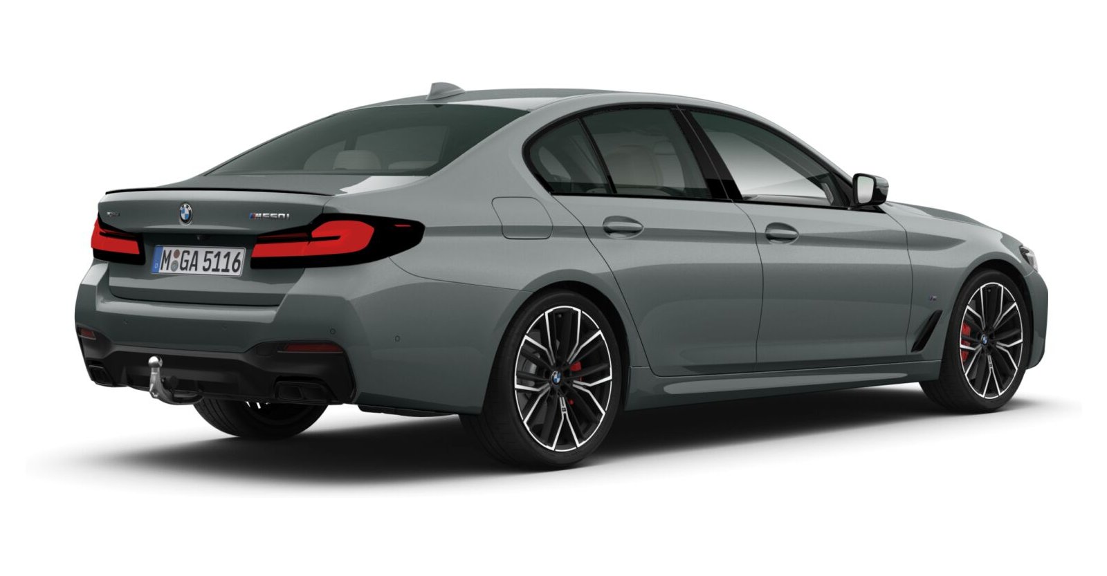 BMW BMW 5er in Grau von hinten BMW BMW 5er in Grau von hinten