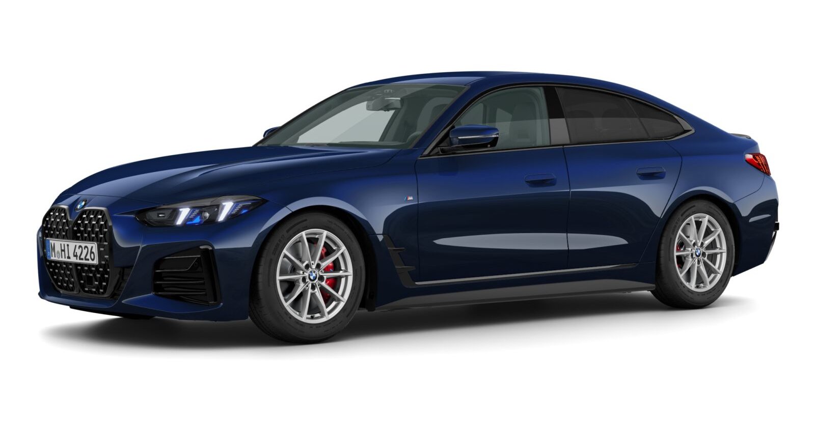 BMW BMW 4er in Blau von vorne BMW BMW 4er in Blau von vorne