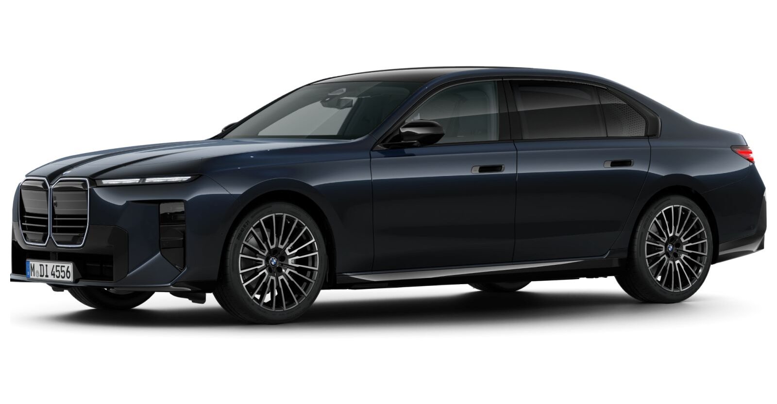 BMW BMW 7er in Schwarz von vorne BMW BMW 7er in Schwarz von vorne