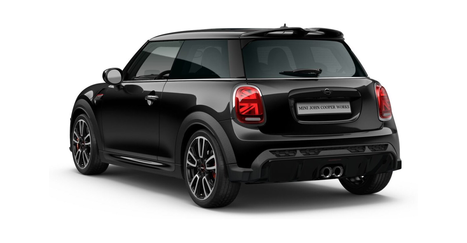 MINI MINI 3-Türer in Schwarz von hinten MINI MINI 3-Türer in Schwarz von hinten