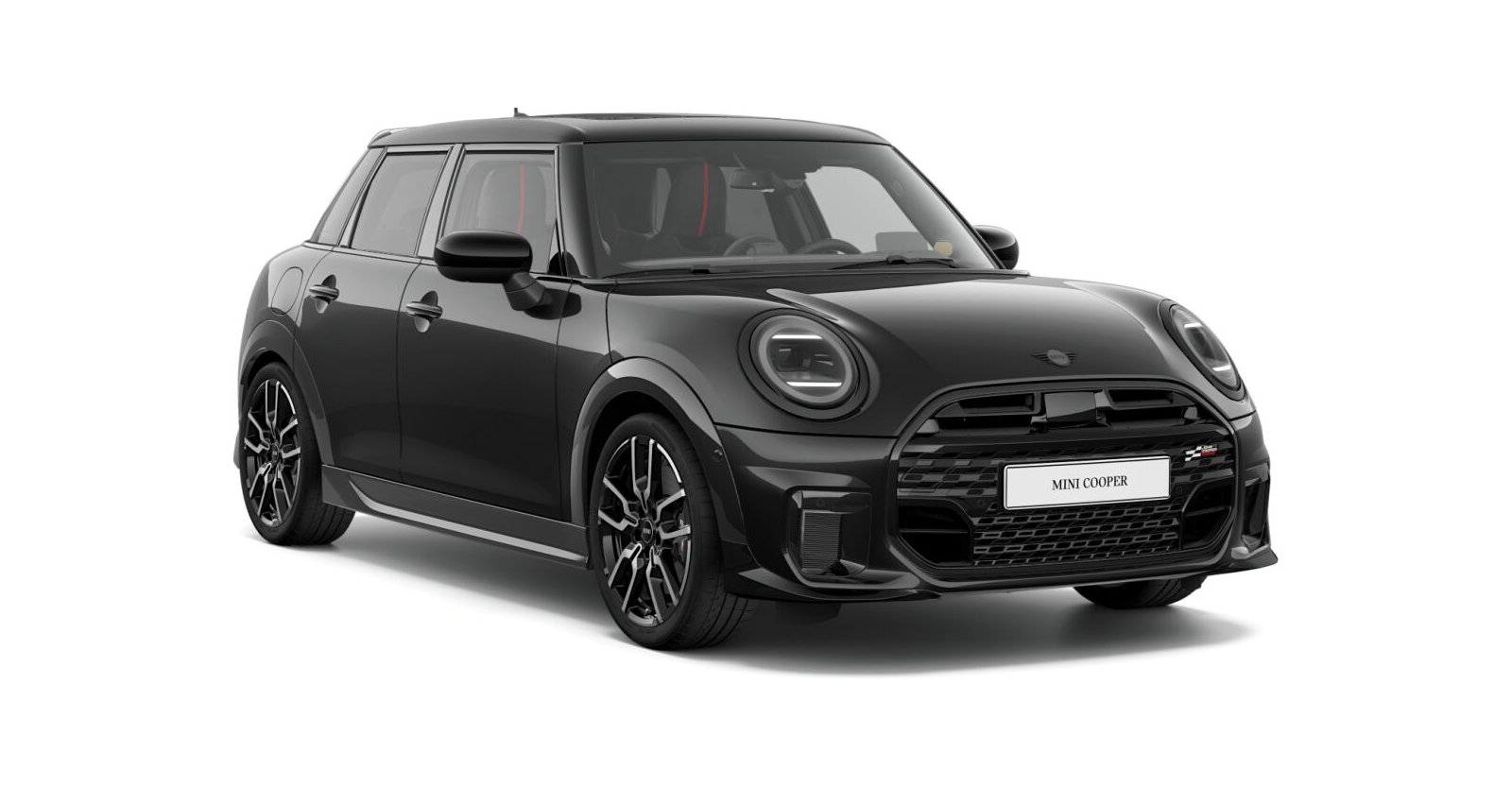 MINI Cooper S in Schwarz von vorne MINI Cooper S in Schwarz von vorne