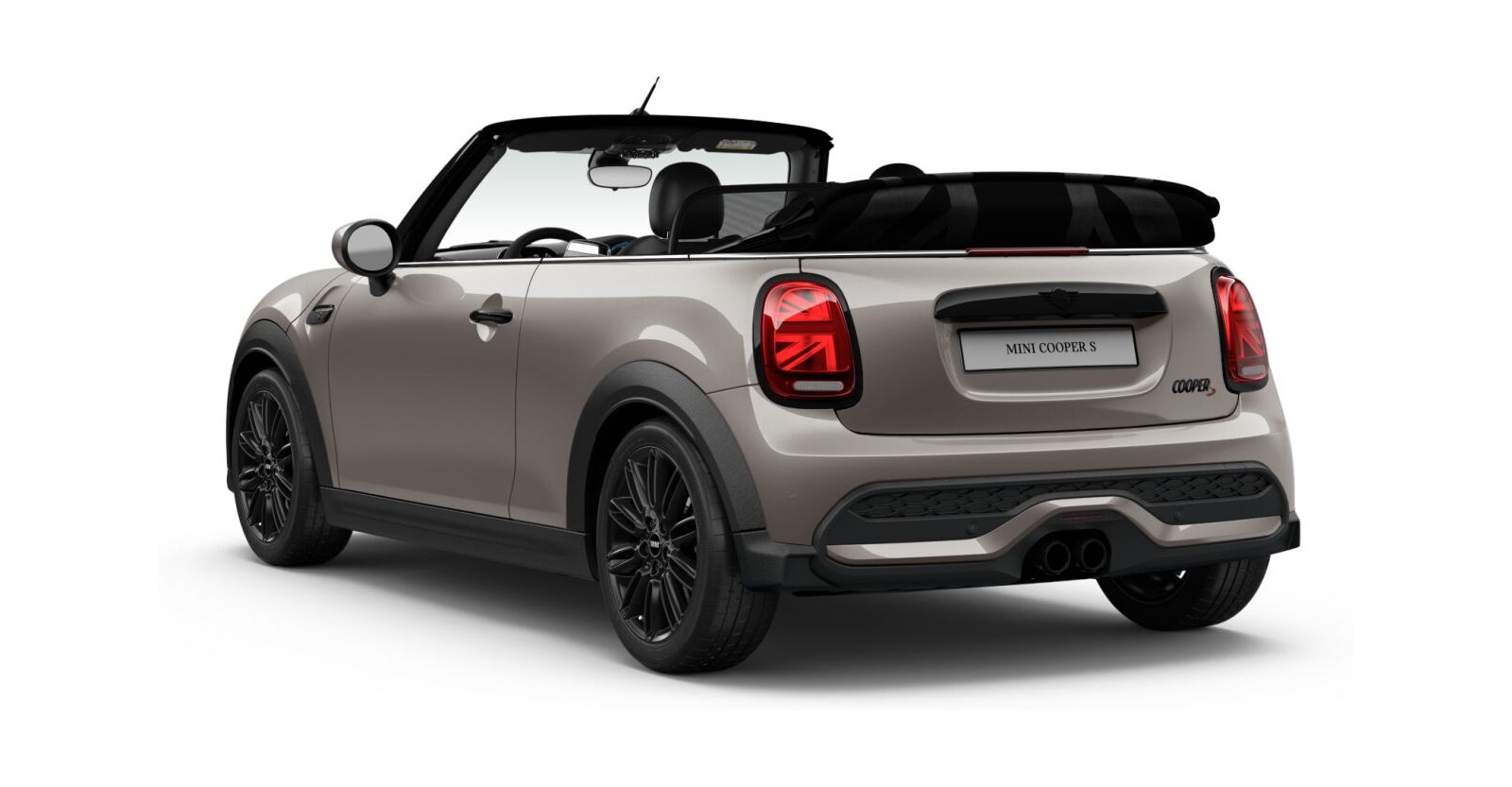 MINI MINI Cabrio in Grau von hinten MINI MINI Cabrio in Grau von hinten