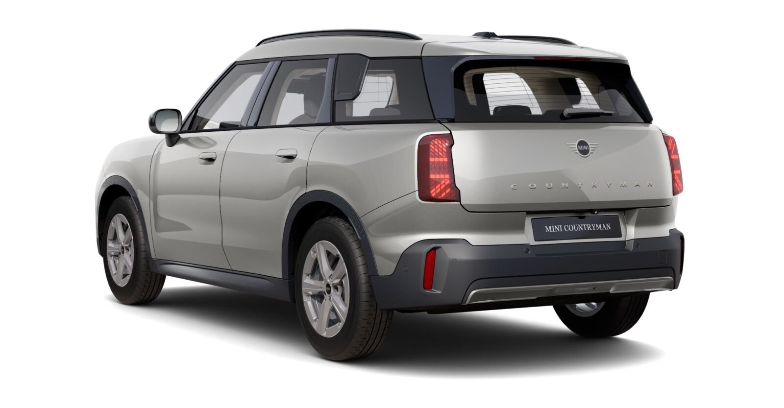 MINI MINI Countryman in Silber von hinten MINI MINI Countryman in Silber von hinten