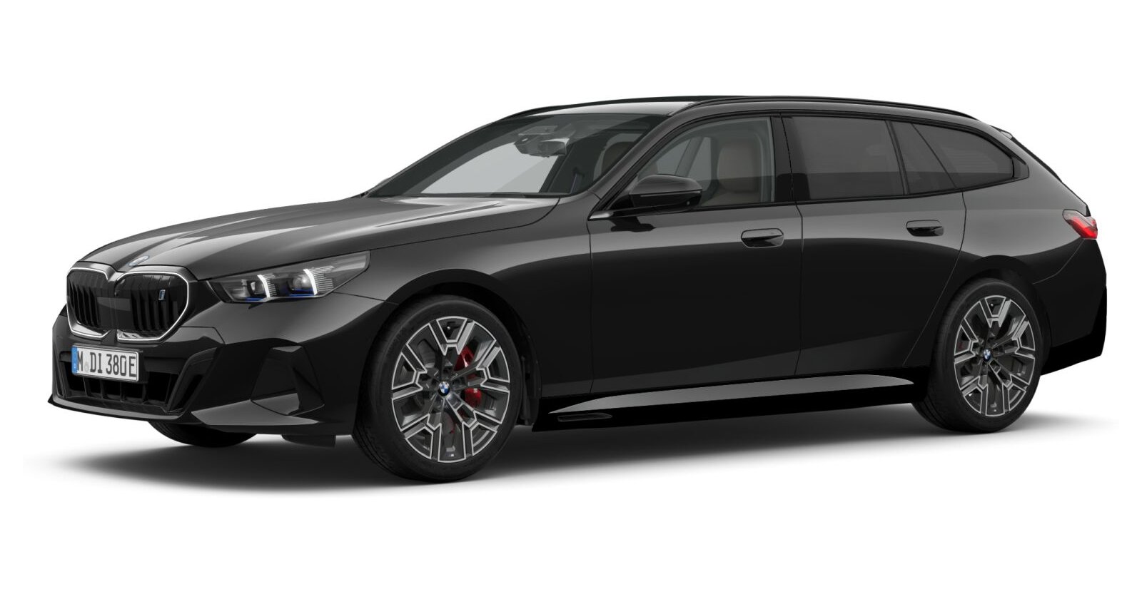 BMW BMW I in Schwarz von vorne BMW BMW I in Schwarz von vorne