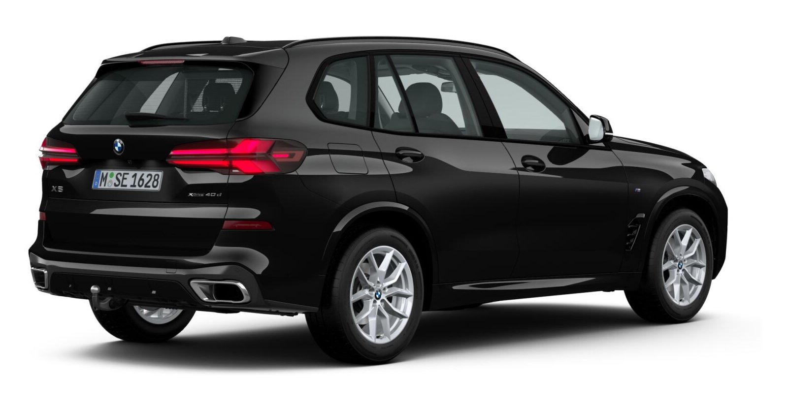 BMW BMW X in Schwarz von hinten BMW BMW X in Schwarz von hinten