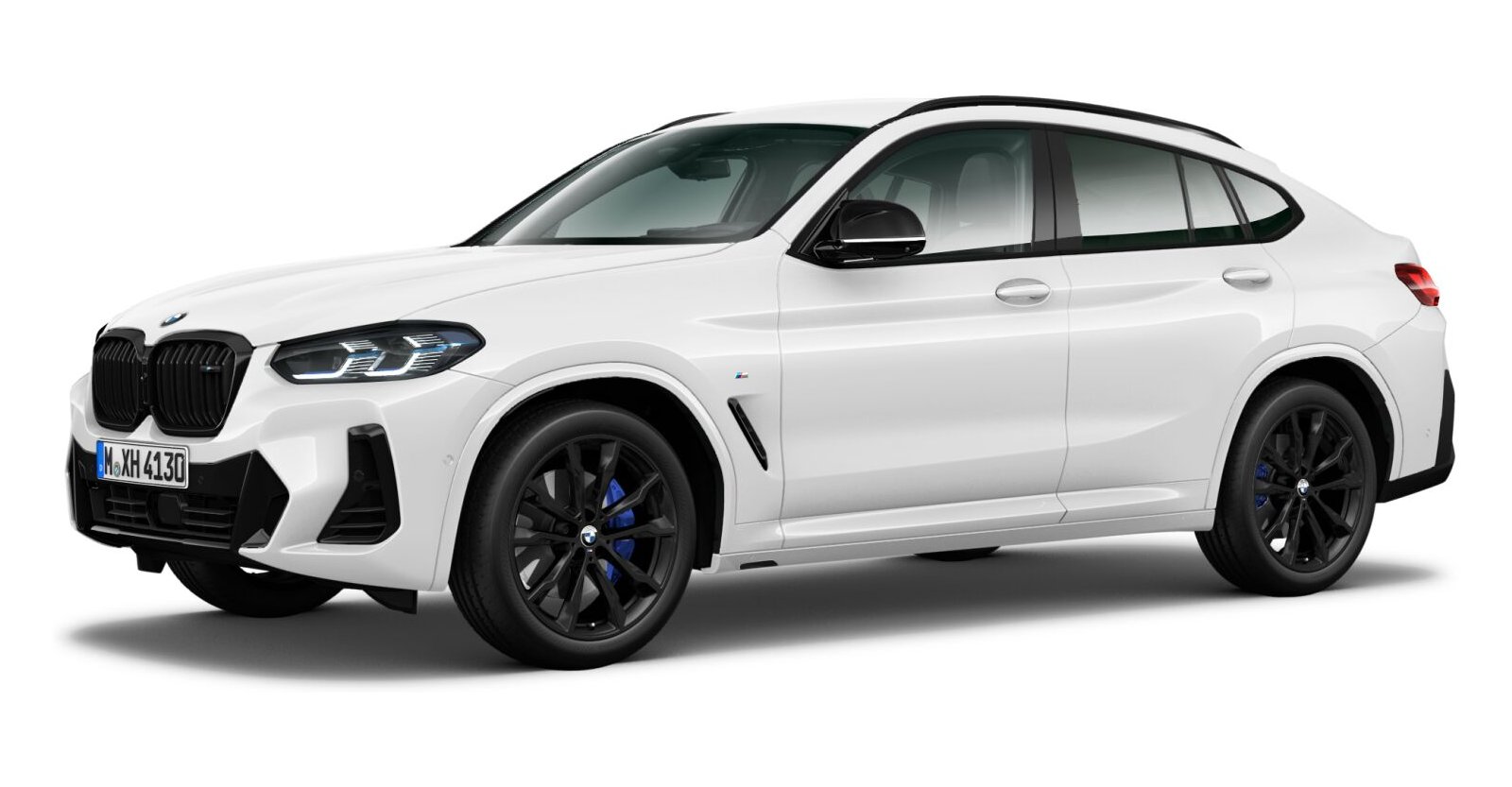 BMW X4 M40d in Weiß von vorne BMW X4 M40d in Weiß von vorne