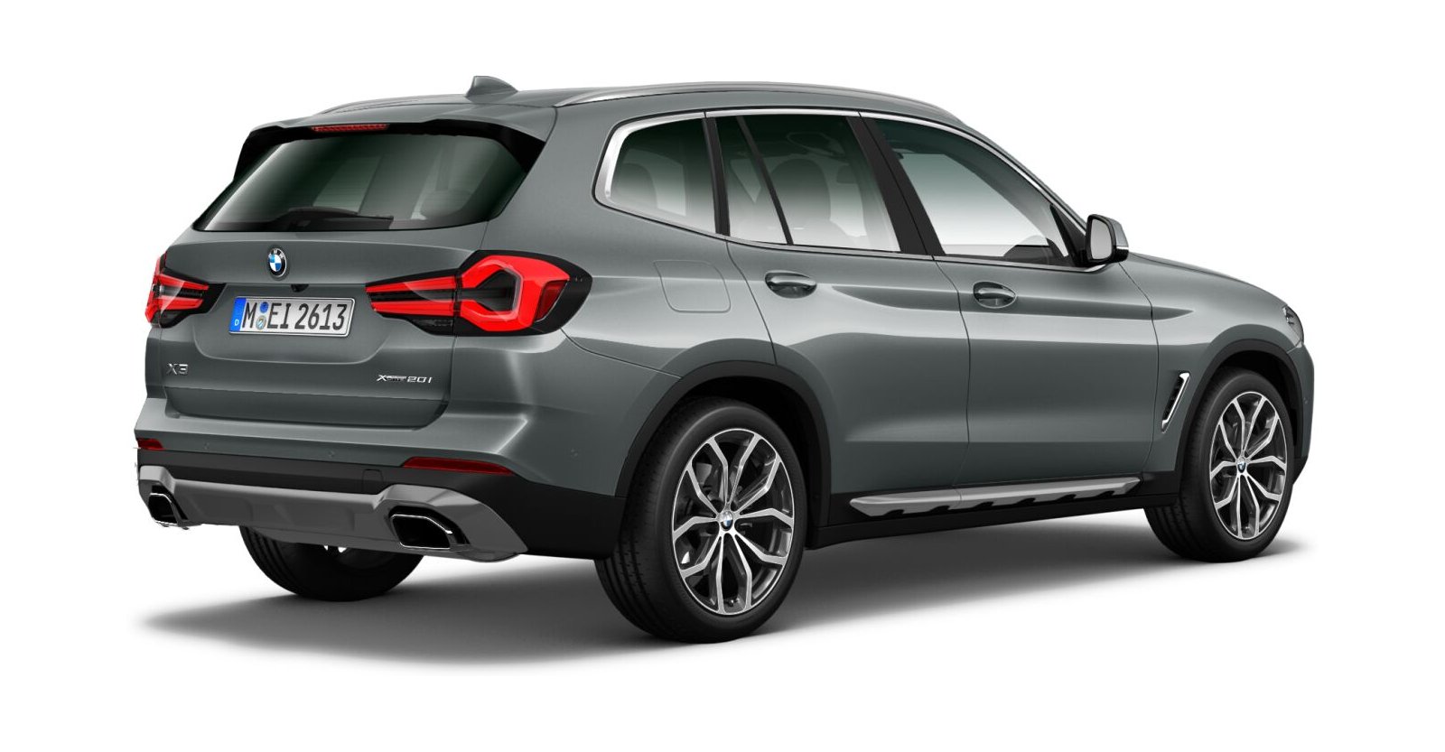 BMW BMW X in Grau von hinten BMW BMW X in Grau von hinten