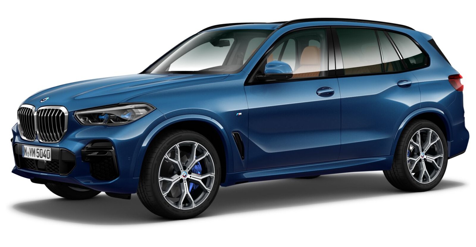 BMW BMW X in Blau von vorne BMW BMW X in Blau von vorne