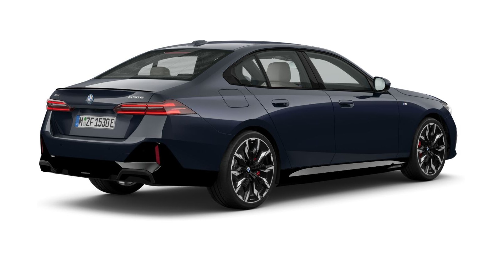 BMW BMW 5er in Schwarz von hinten BMW BMW 5er in Schwarz von hinten