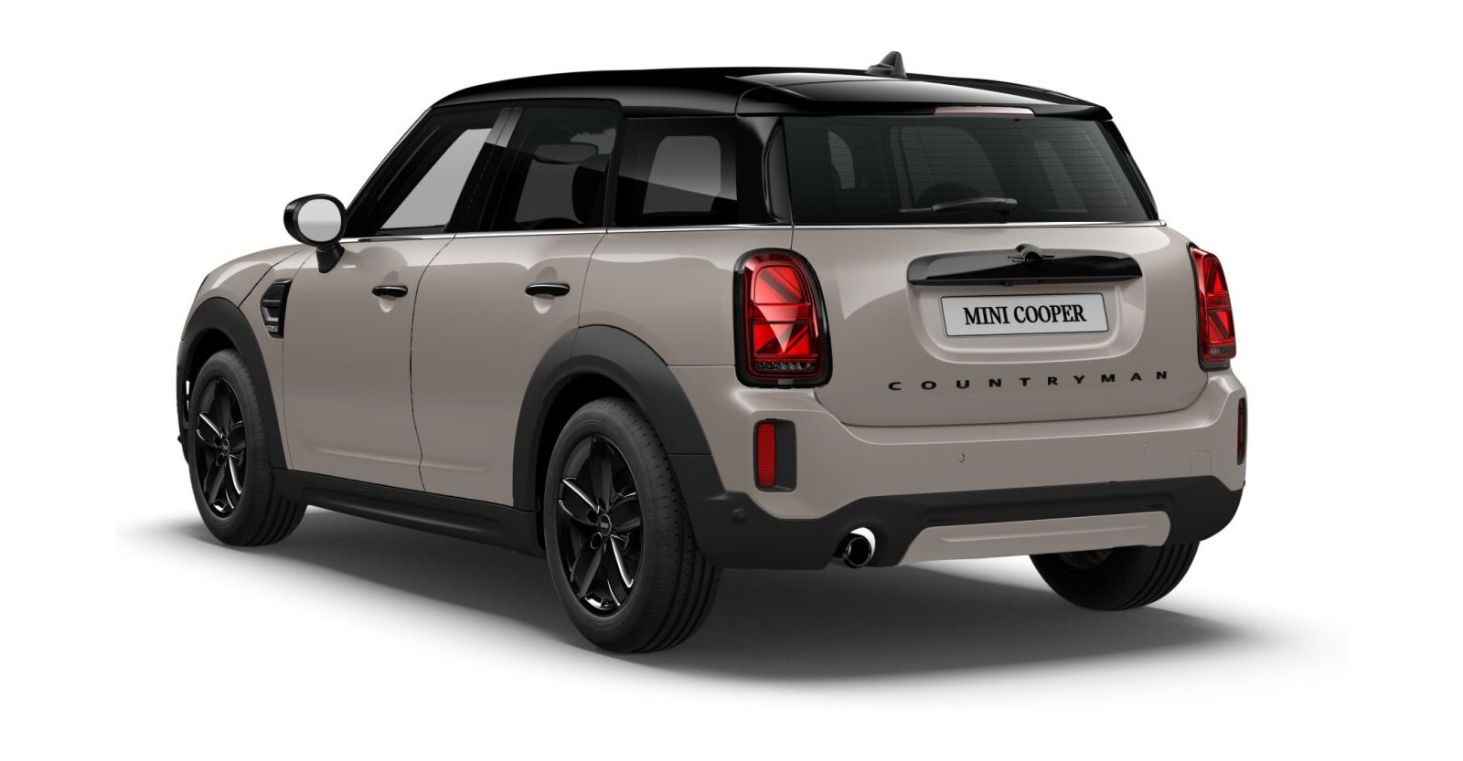 MINI MINI Countryman in Grau von hinten MINI MINI Countryman in Grau von hinten
