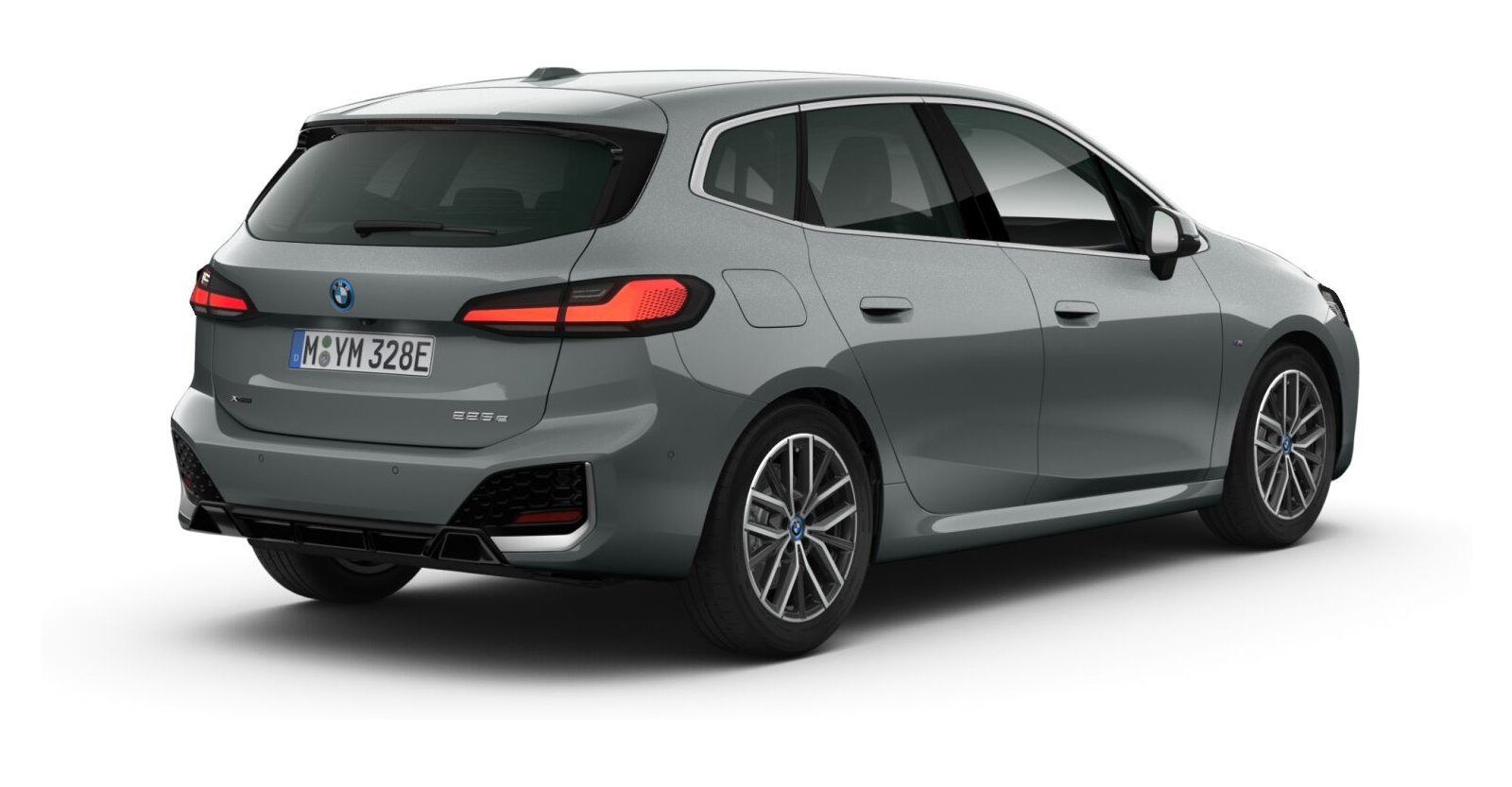 BMW BMW 2er in Grau von hinten BMW BMW 2er in Grau von hinten