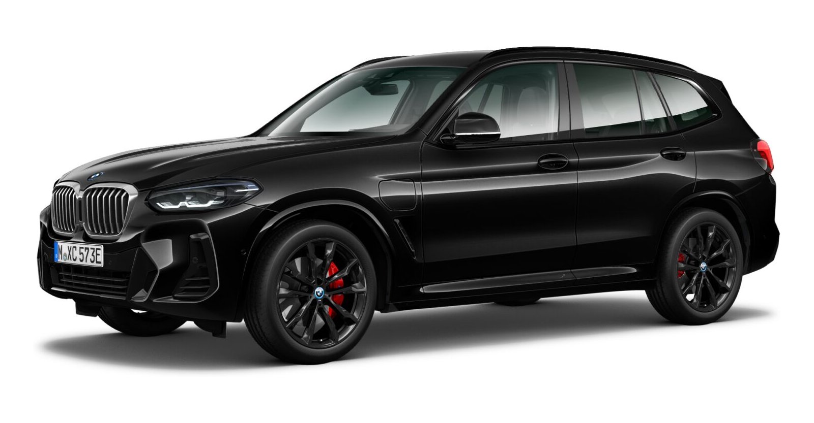 BMW BMW X in Schwarz von vorne