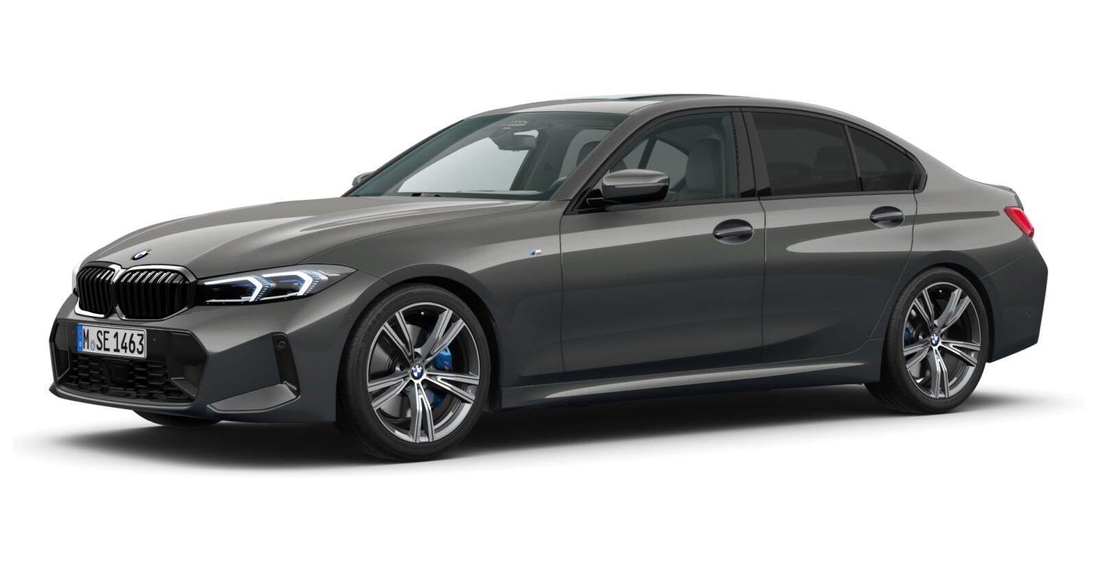 BMW BMW 3er in Grau von vorne BMW BMW 3er in Grau von vorne