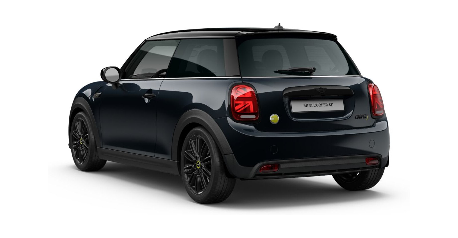 MINI MINI 3-Türer in Schwarz von hinten
