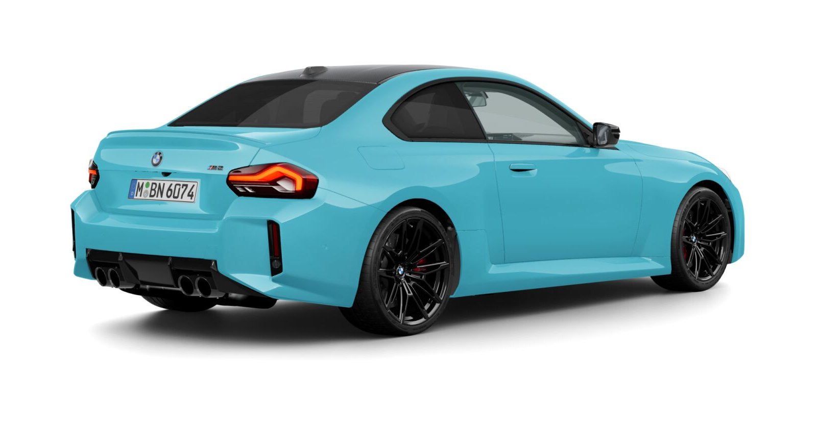 BMW BMW M in Blau von hinten BMW BMW M in Blau von hinten