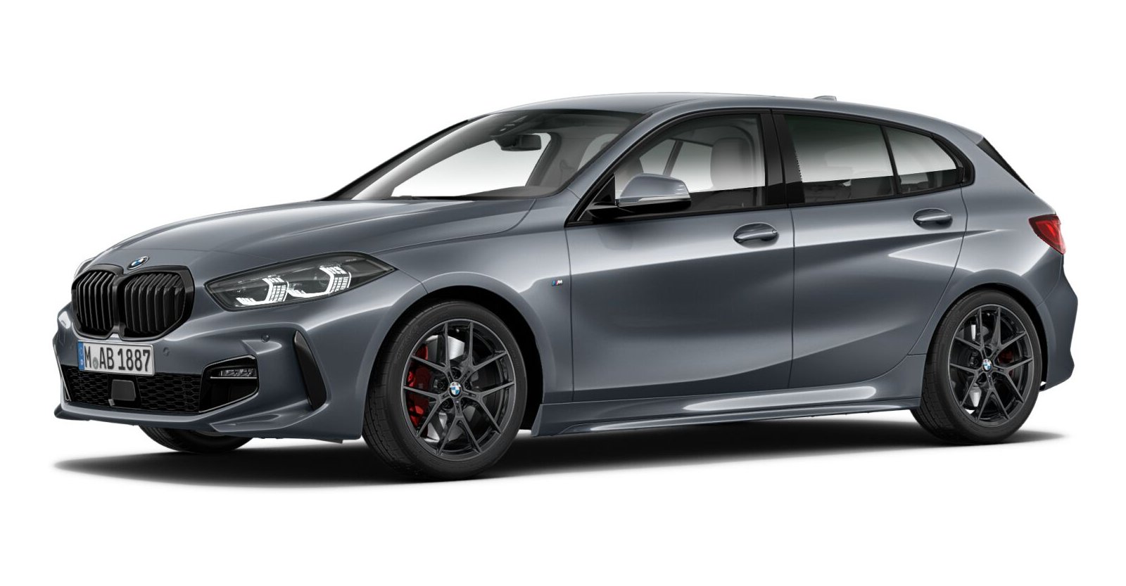 BMW BMW 1er in Grau von vorne BMW BMW 1er in Grau von vorne