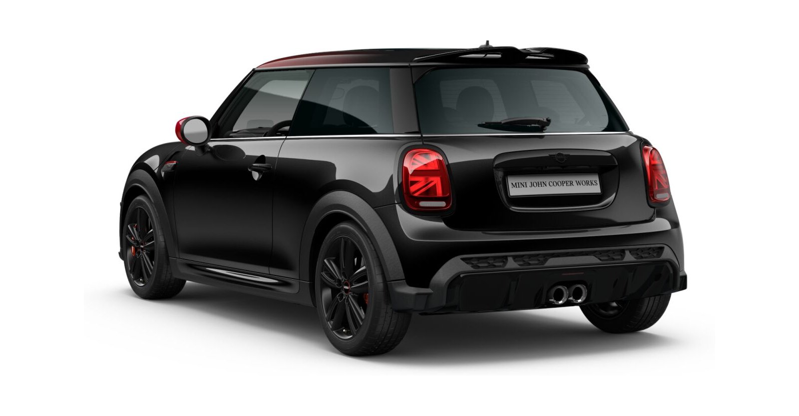 MINI MINI 3-Türer in Schwarz von hinten