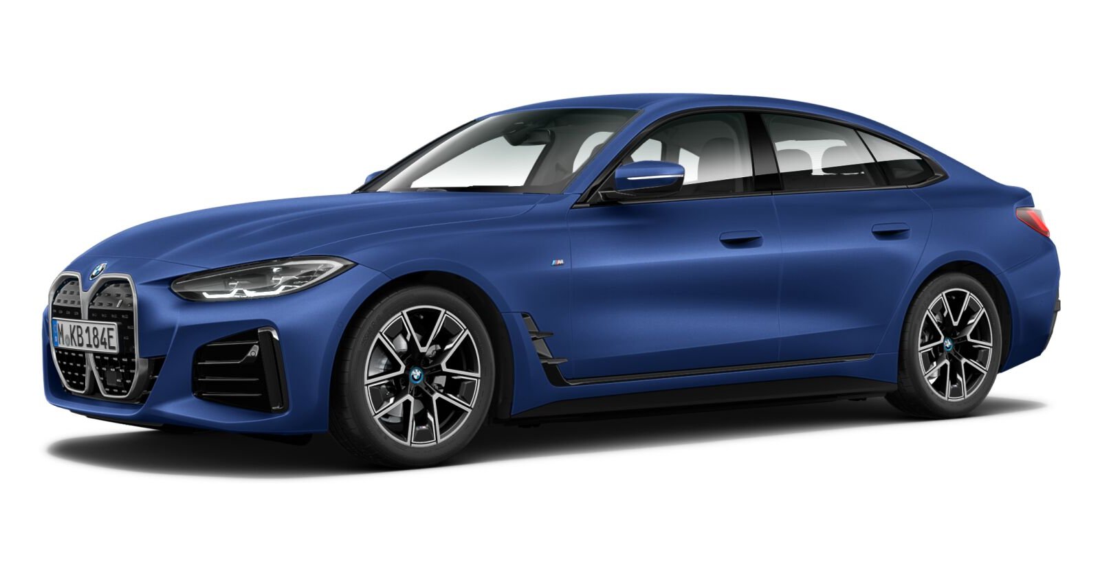 BMW BMW I in Blau von vorne BMW BMW I in Blau von vorne