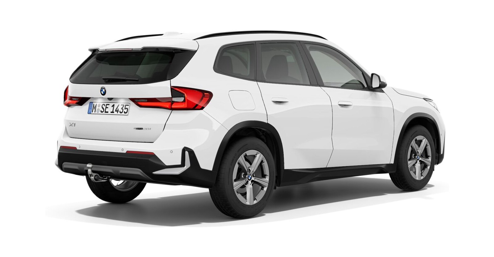 BMW BMW X in Weiß von hinten BMW BMW X in Weiß von hinten