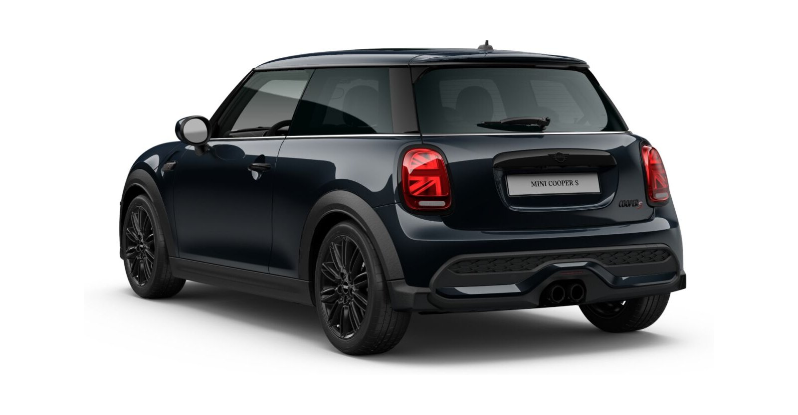 MINI MINI 3-Türer in Schwarz von hinten MINI MINI 3-Türer in Schwarz von hinten
