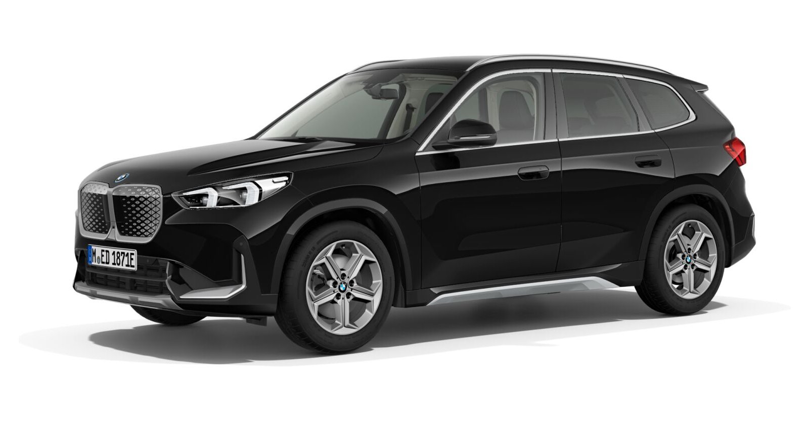 BMW BMW I in Schwarz von vorne BMW BMW I in Schwarz von vorne