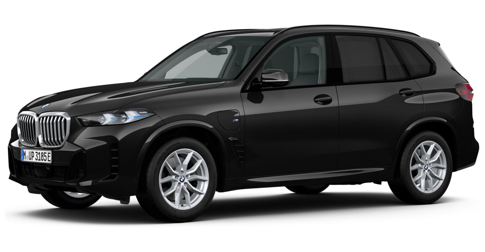 BMW X5 xDrive50e in Schwarz von vorne BMW X5 xDrive50e in Schwarz von vorne