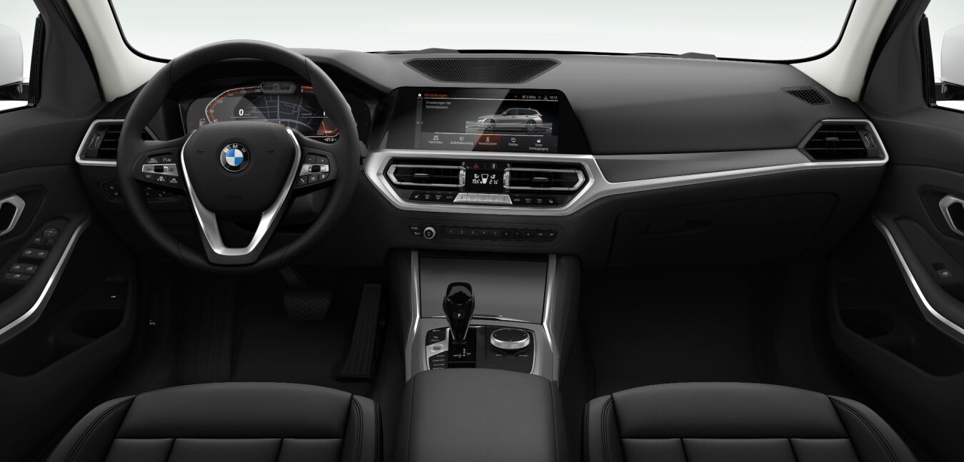 BMW BMW 3er im Innenraum von vorne BMW BMW 3er im Innenraum von vorne