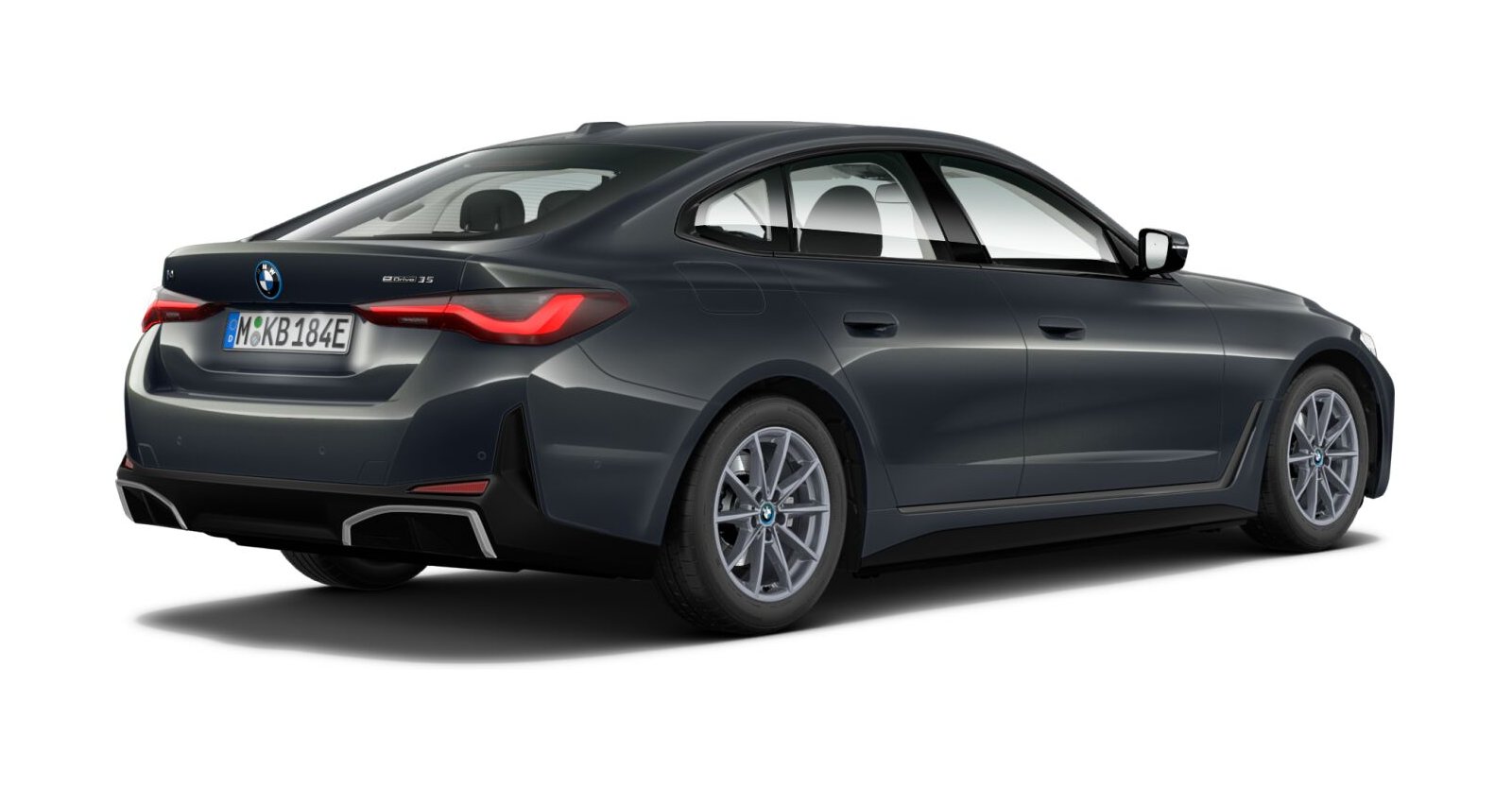 BMW BMW I in Grau von hinten