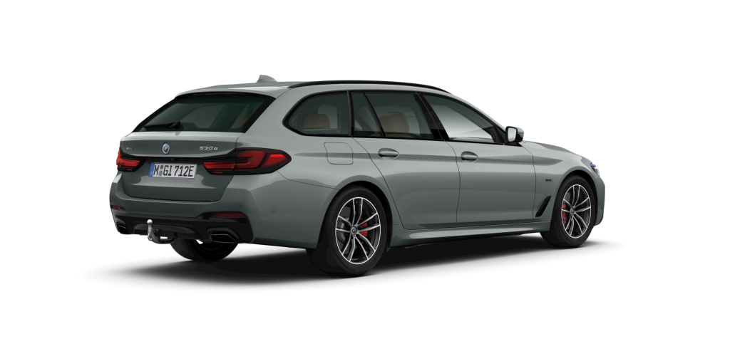 BMW BMW 5er in Grau von hinten BMW BMW 5er in Grau von hinten