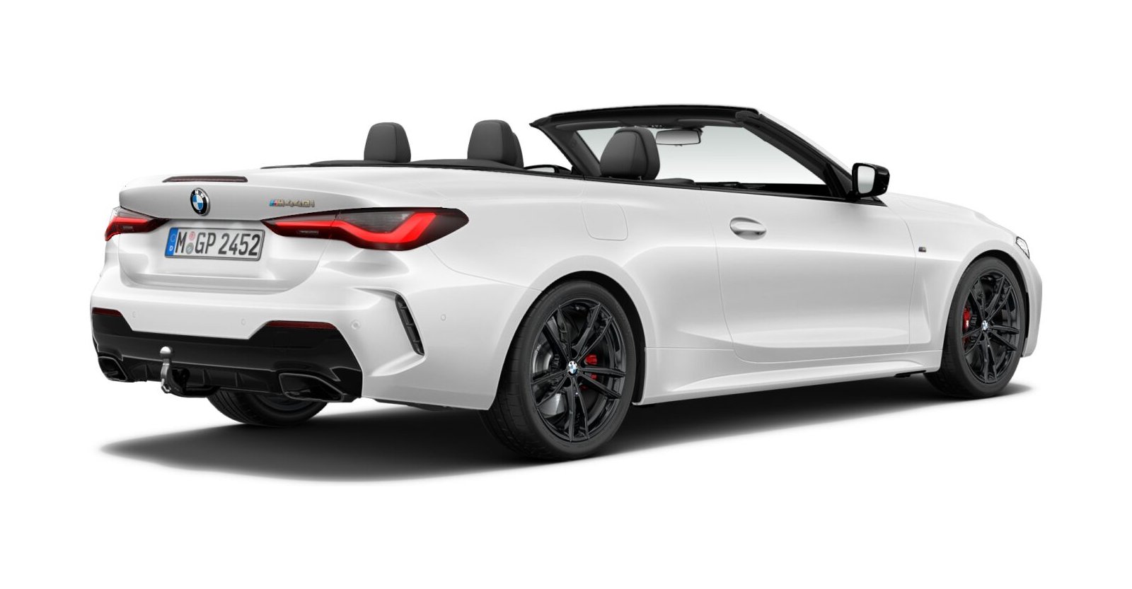 BMW BMW 4er in Weiß von hinten BMW BMW 4er in Weiß von hinten