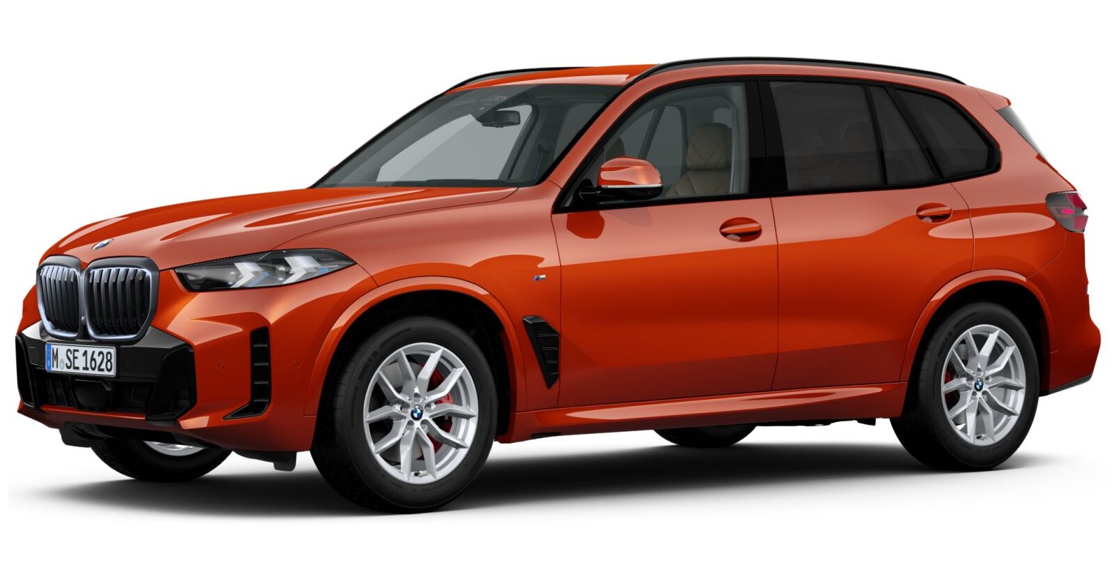 BMW BMW X in Orange von vorne BMW BMW X in Orange von vorne