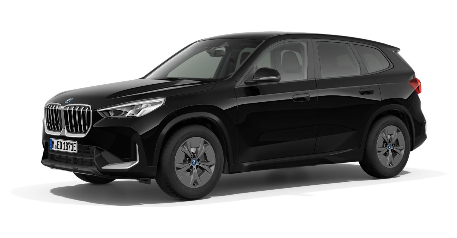 BMW BMW I in Schwarz von vorne BMW BMW I in Schwarz von vorne