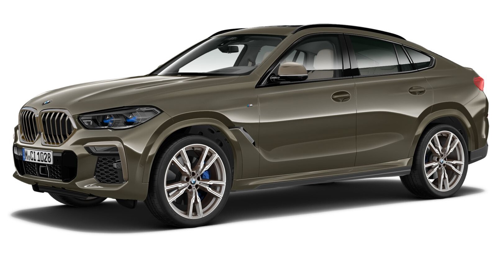 BMW BMW X in Grün von vorne BMW BMW X in Grün von vorne