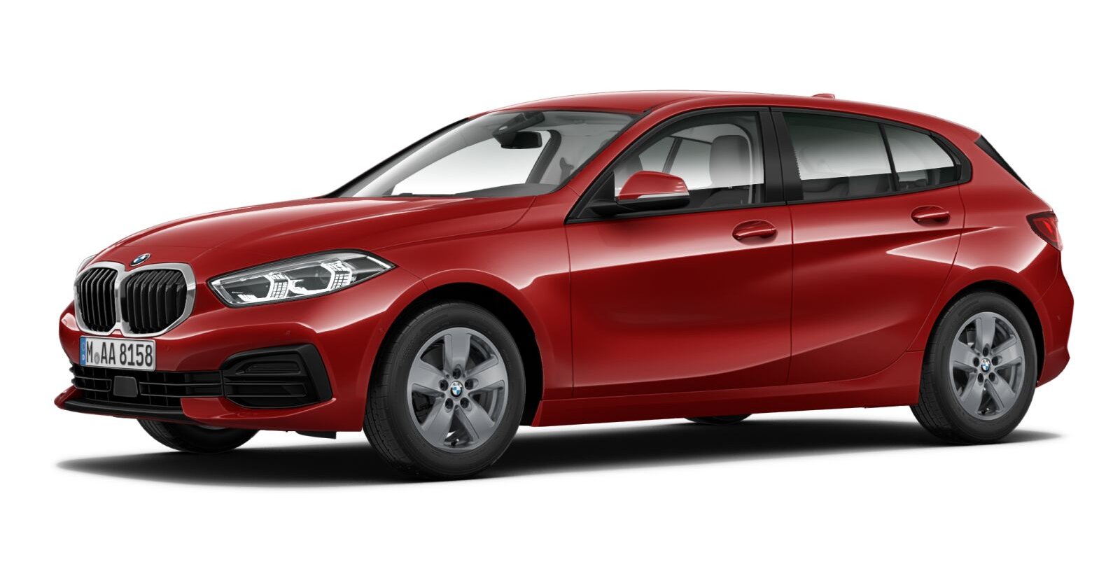 BMW BMW 1er in Rot von vorne