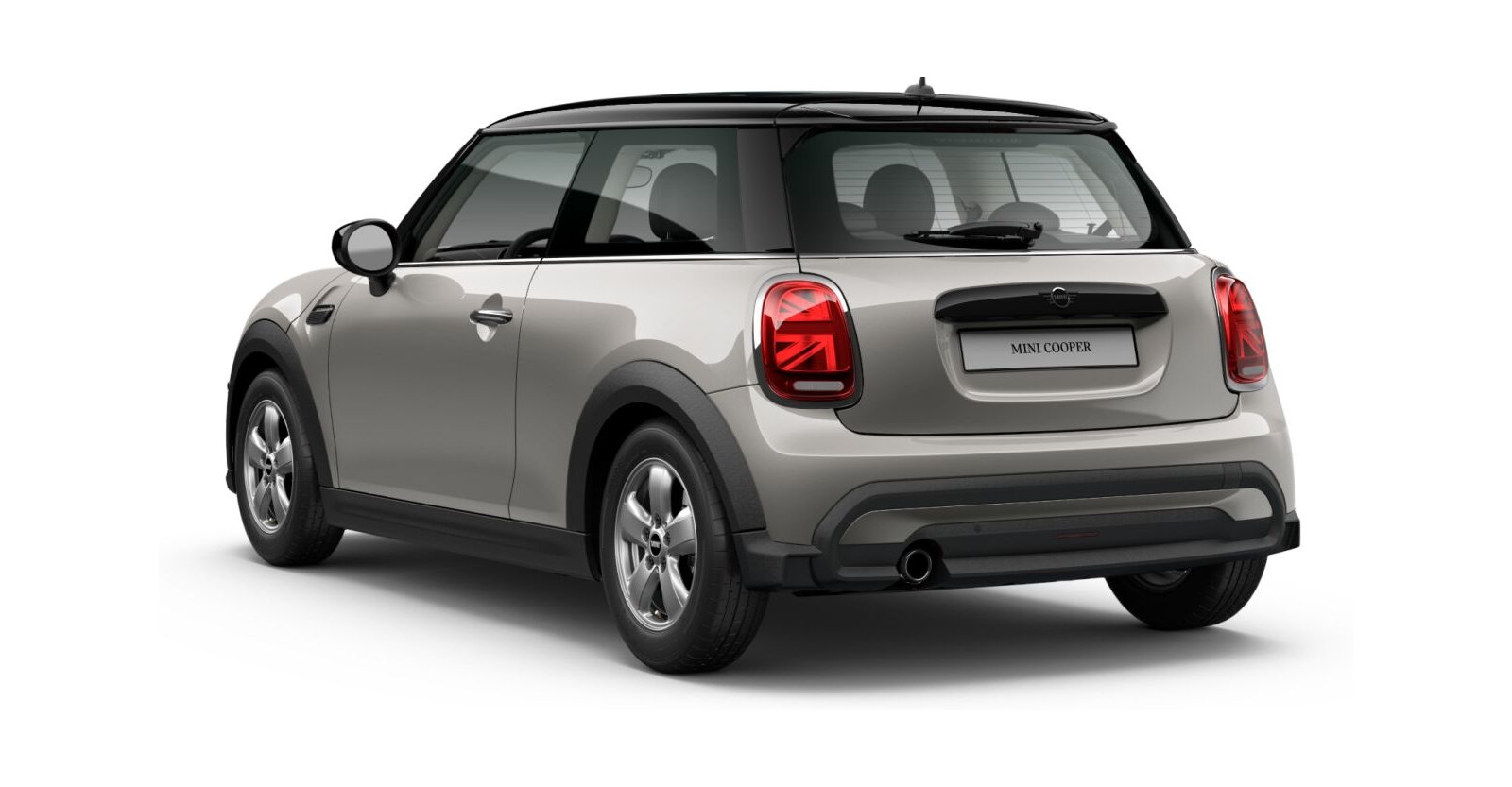 MINI MINI 3-Türer in Silber von hinten MINI MINI 3-Türer in Silber von hinten