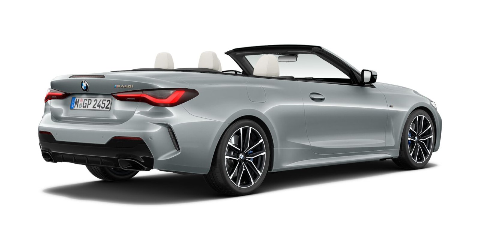 BMW BMW 4er in Grau von hinten BMW BMW 4er in Grau von hinten