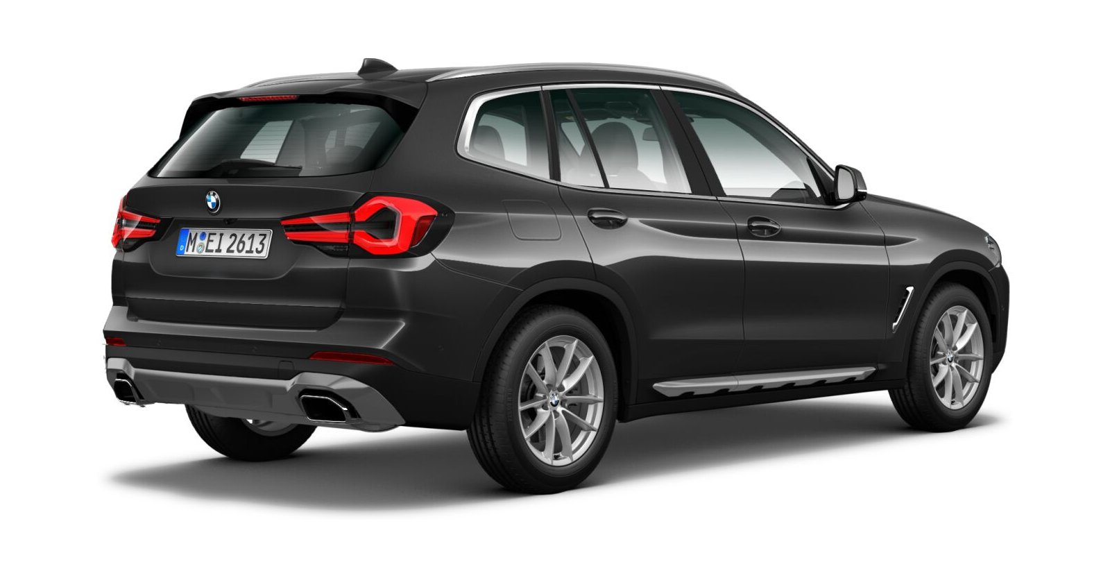 BMW BMW X in Grau von hinten BMW BMW X in Grau von hinten